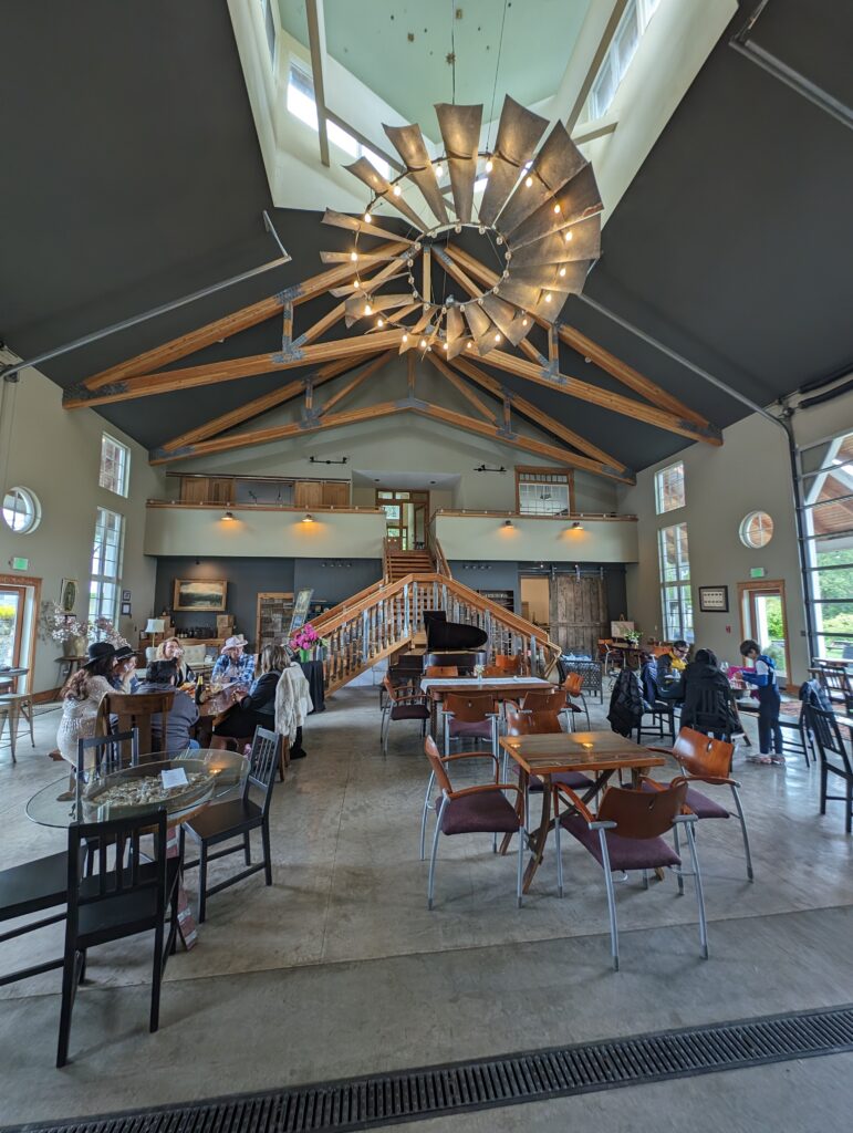 photo of inside of Lady Hill Winery near Wilsonville, Oregon