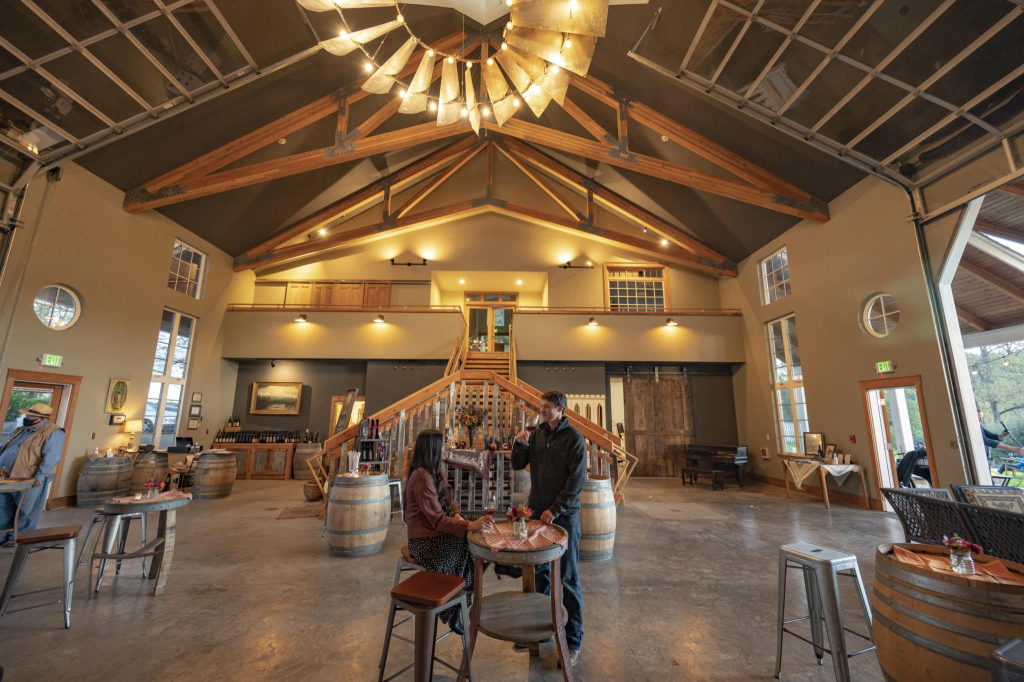 Open interior at Lady Hill Winery