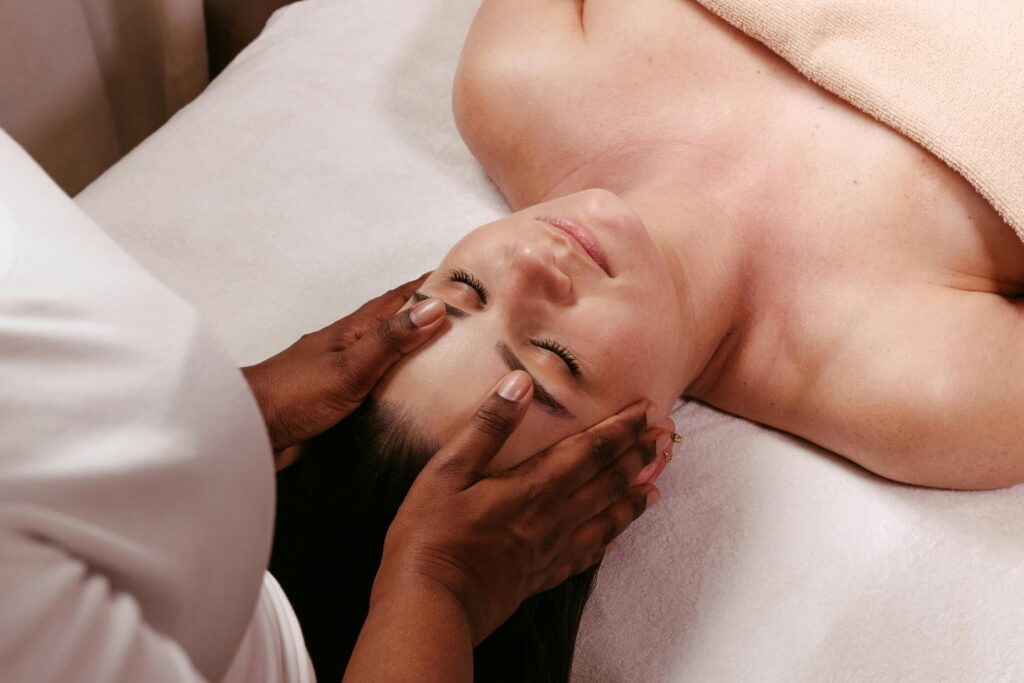 photo of person receiving massage in Wilsonville, Oregon