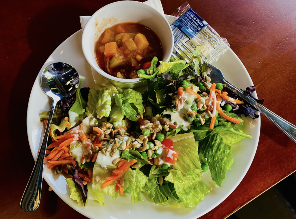 Soup & Salad at Norton's Family Cafe in Wilsonville, Oregon