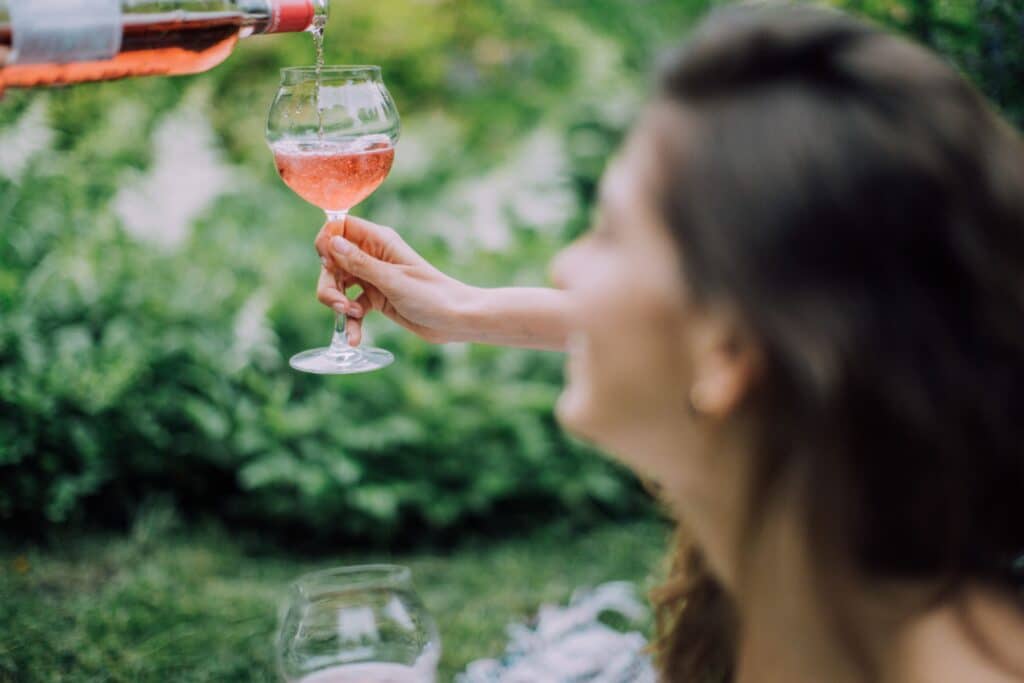 Rosé & Runway event at Tumwater Vineyard near Wilsonville, Oregon