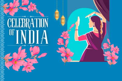 Celebration of India event poster / graphic