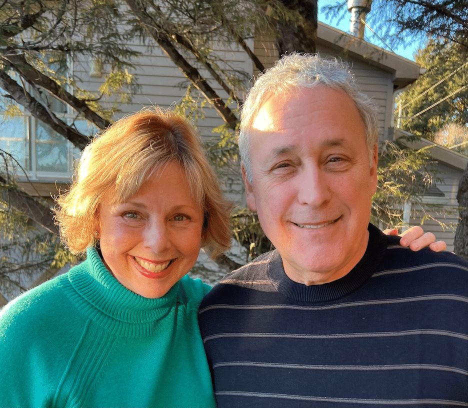 Photo of the authors of 'Cozy Season in Wilsonville' blog: David and Susan Greenberg
