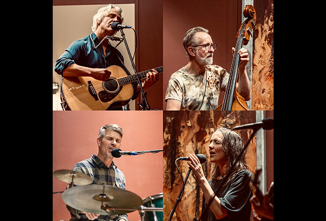 photo of Mercury Coast band members performing