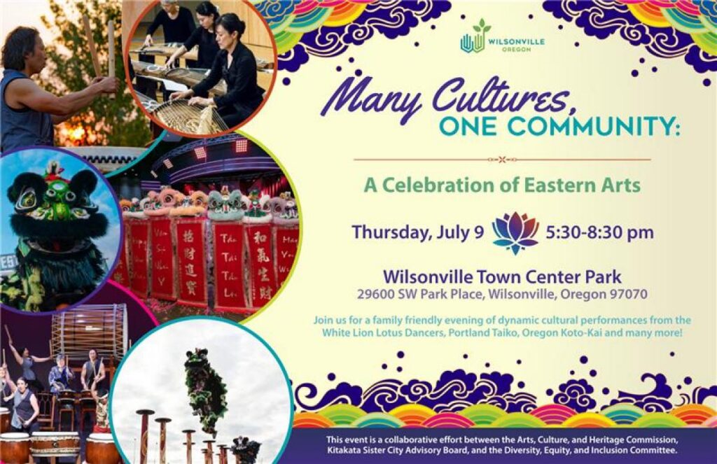 Many Cultures, One Community event graphic