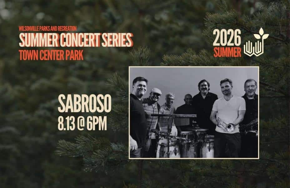 Sabroso concert in Wilsonville, OR event graphic