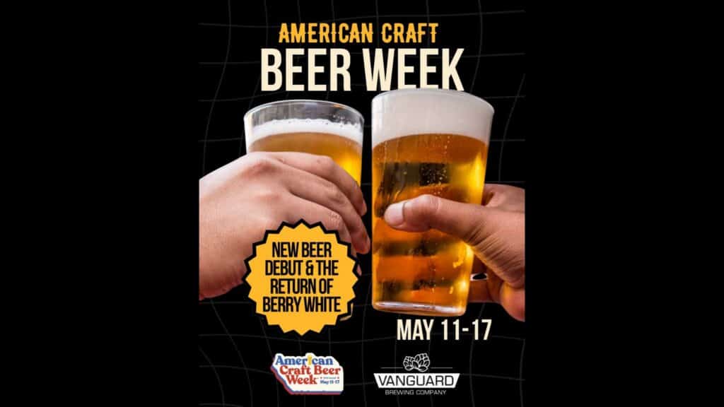 American Beer Week at Vanguard Brewing in Wilsonville, Oregon event graphic