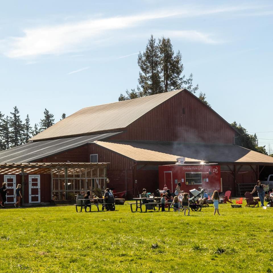 Triskelee Farms June Market. Photo shows the farm.