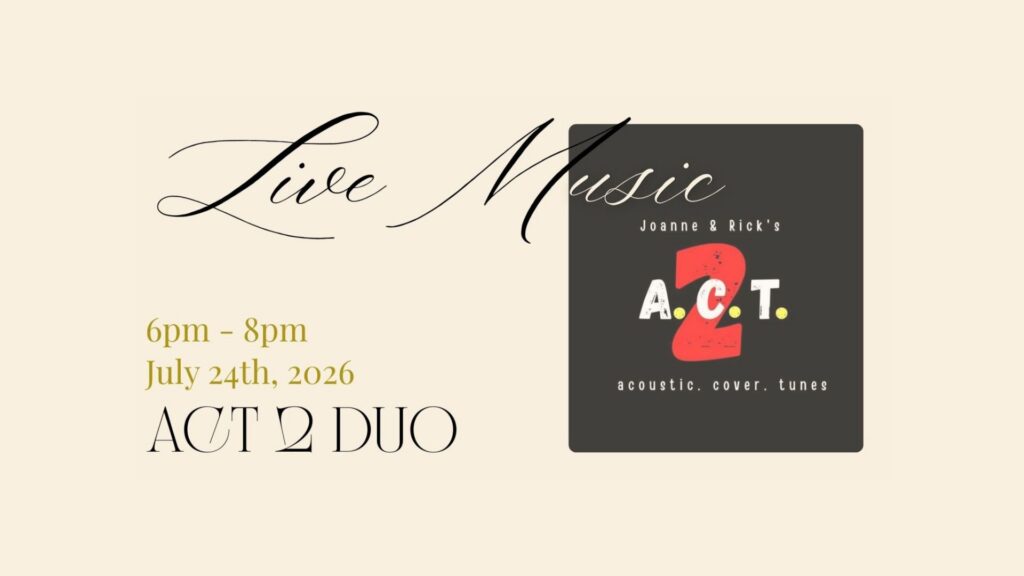 Live Music at Aurora Vineyards - Act 2 Duo event graphic