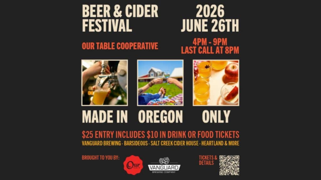 Beer & Cider Festival at Our Table Cooperative near Wilsonville, OR
